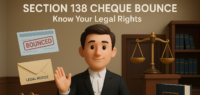 Experienced Dwarka Court advocate explaining Section 138 cheque bounce law, legal notice, timelines and courtroom strategy in Delhi