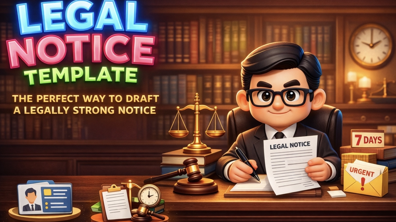 LEGAL NOTICE TEMPLATE