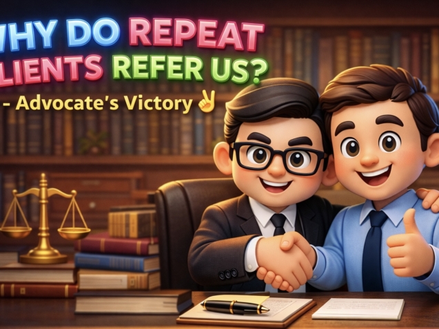 why do repeat clients refer us in Dwarka Court