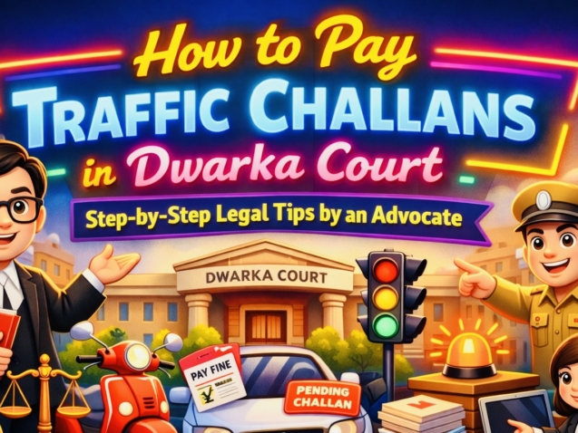 how to pay traffic challan in Dwarka Court by expert advocate