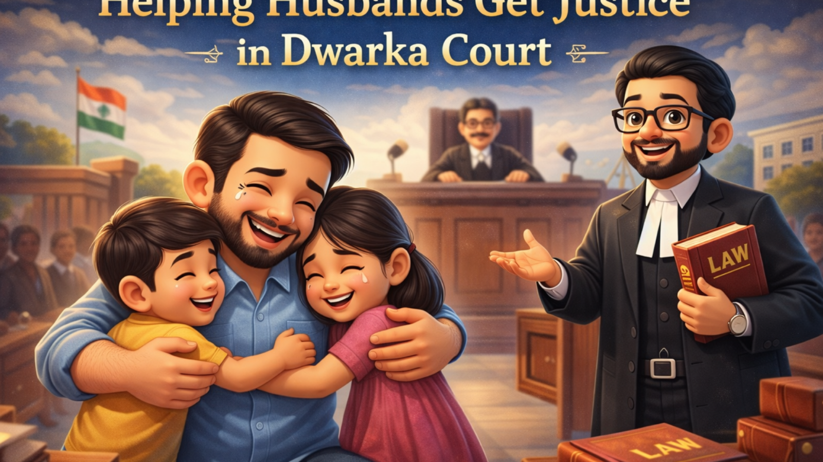 Experienced Divorce and Criminal Lawyer in Dwarka Court representing husbands in divorce, 498A, maintenance and bail matters.