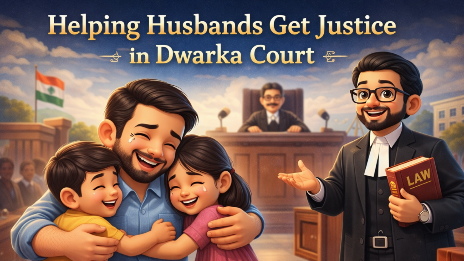 Experienced Divorce and Criminal Lawyer in Dwarka Court representing husbands in divorce, 498A, maintenance and bail matters.