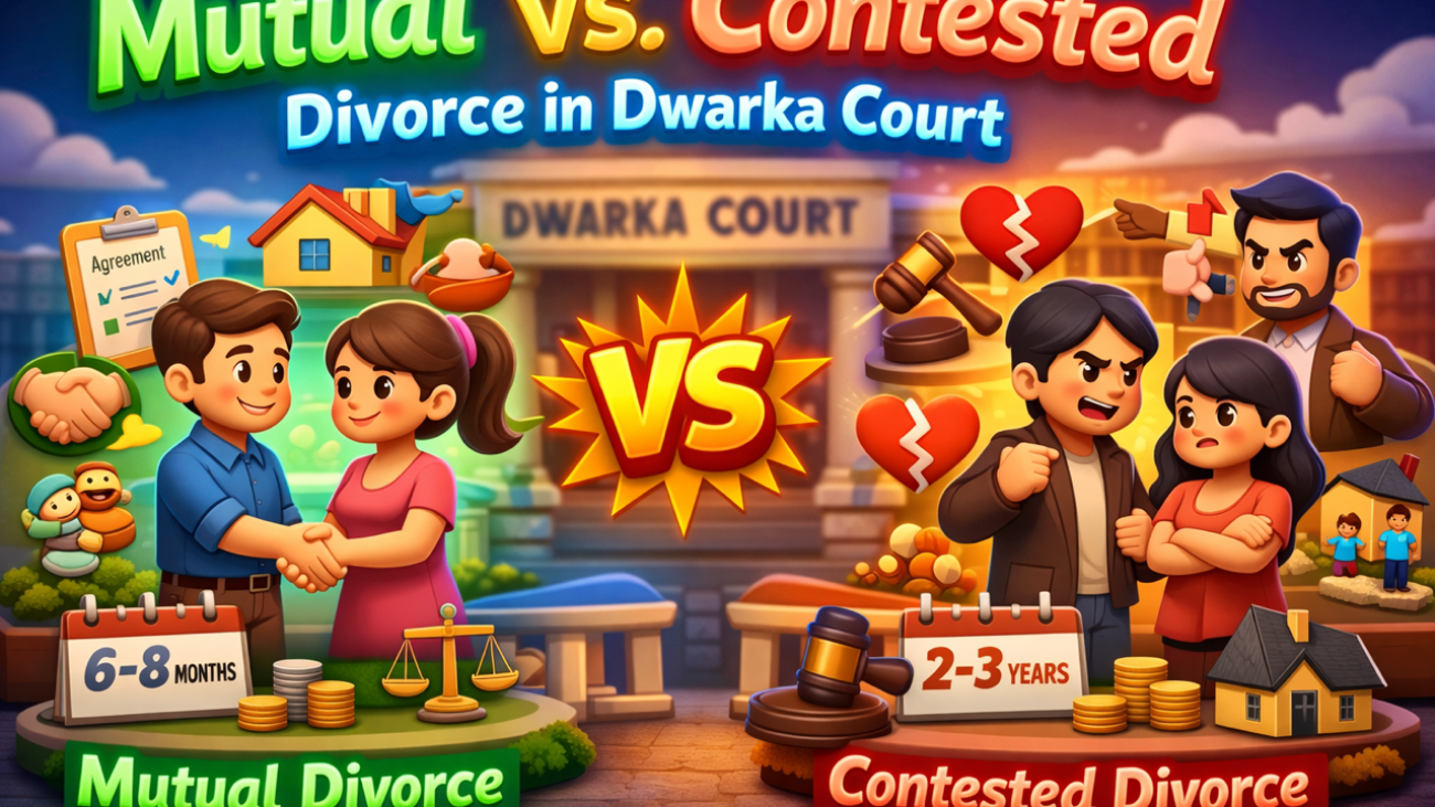 Top Divorce Advocate in Dwarka Court handling mutual and contested divorce cases