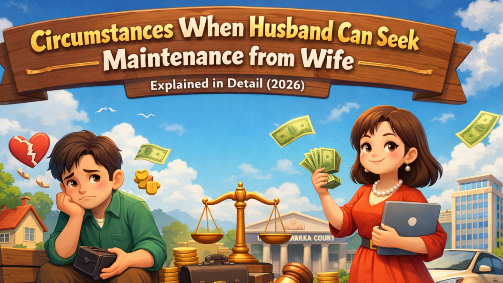 Can Husband Claim Maintenance in Dwarka Court
