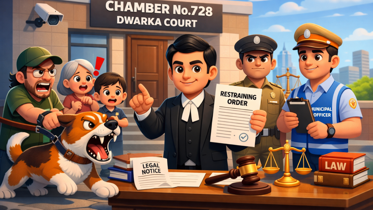 Confident client consulting advocate at Dwarka Court for legal protection, safety and rights guidance in 2026.