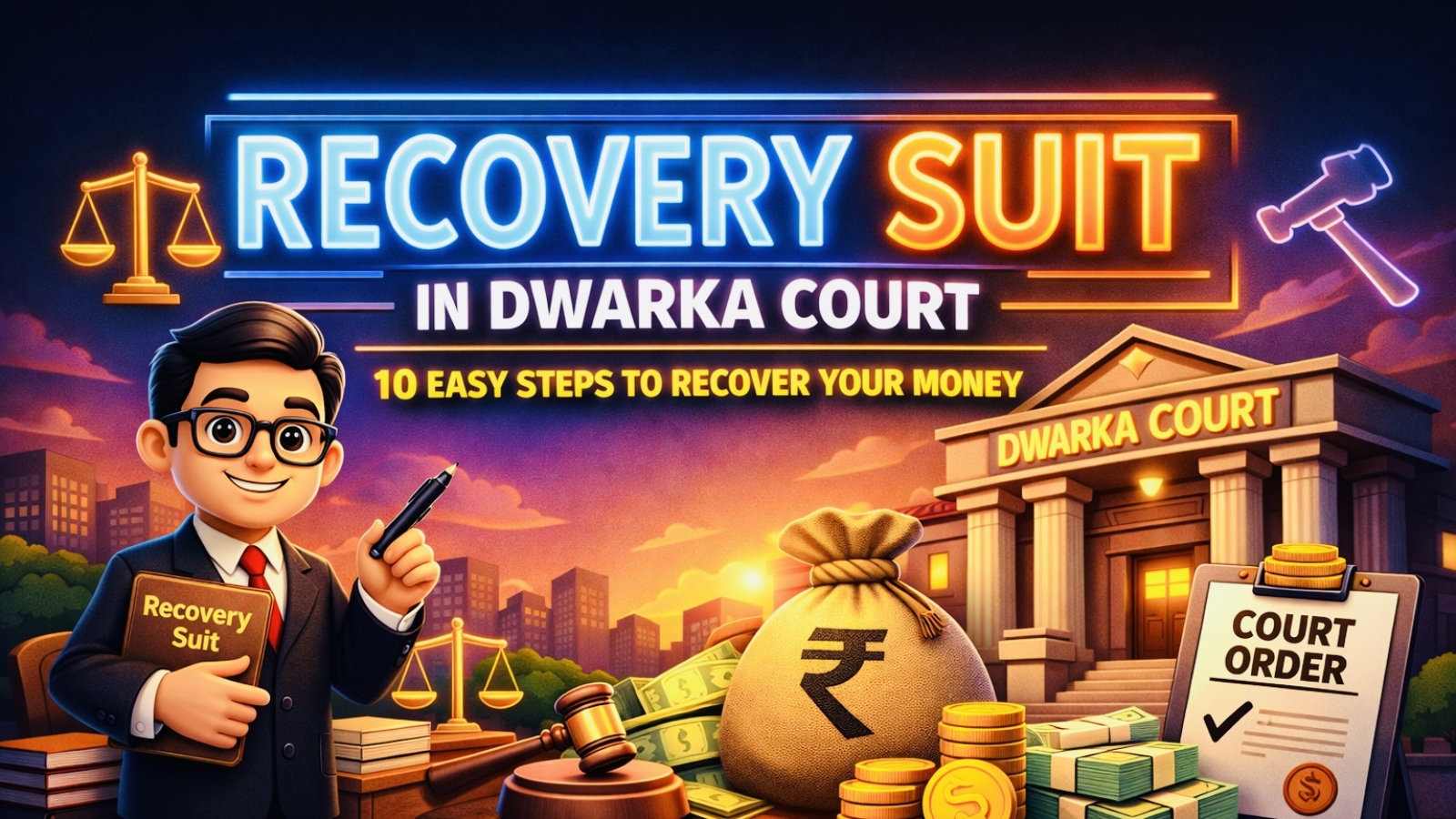 best advocate for recovery case in Dwarka Court