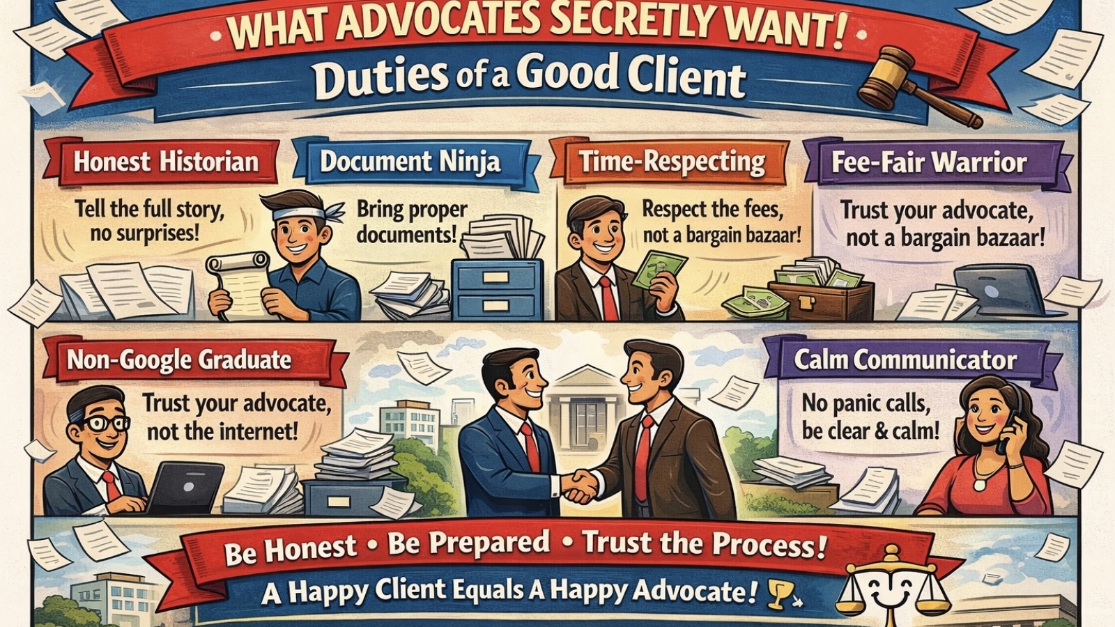 Image Context: Professional legal consultation & courtroom representation at Dwarka Court, New Delhi.