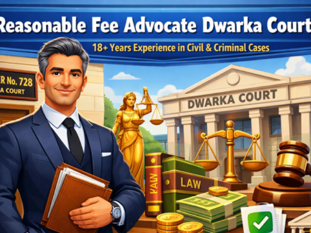 Reasonable Fee Advocate Dwarka Court 18 years experienced criminal civil lawyer