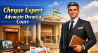 Cheque Expert Advocate Dwarka Court assisting clients in cheque bounce cases under Section 138 NI Act at Dwarka Court New Delhi