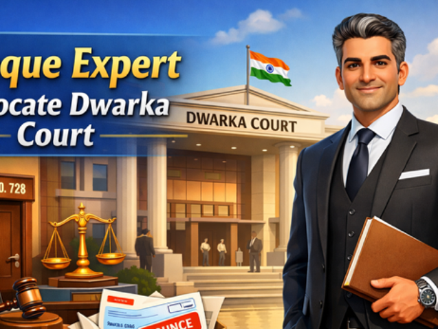 Cheque Expert Advocate Dwarka Court assisting clients in cheque bounce cases under Section 138 NI Act at Dwarka Court New Delhi