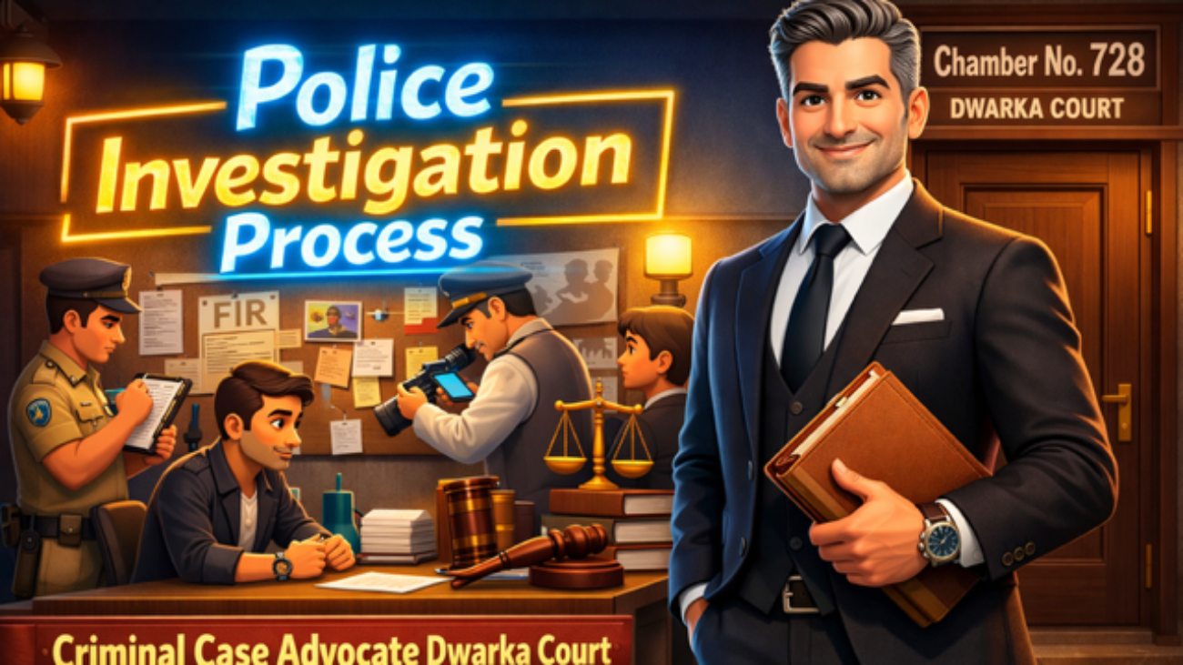 Police investigation process in criminal cases Dwarka Court advocate explaining legal rights