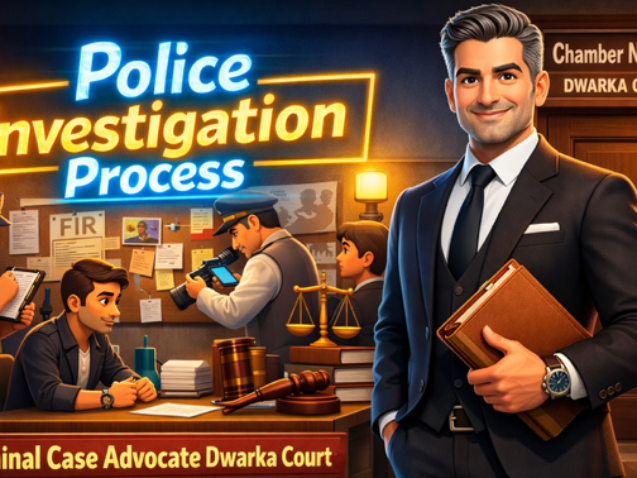 Police investigation process in criminal cases Dwarka Court advocate explaining legal rights