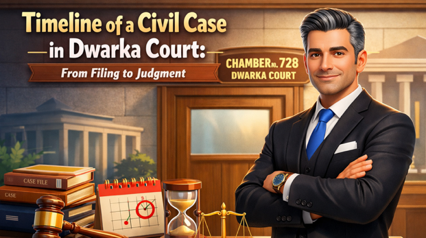 Timeline of a Civil Case in Dwarka Court| Filing to Judgment
