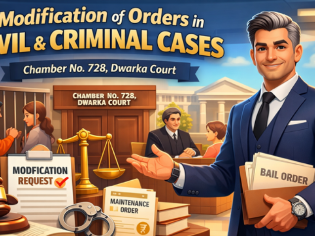 Modification of Court Orders in Dwarka Court