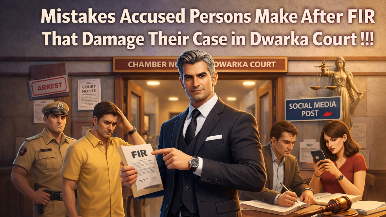 Criminal Case Advocate Dwarka Court guiding accused after FIR