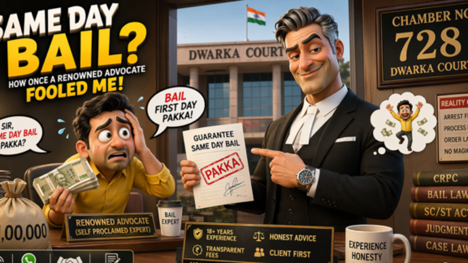 Same Day Bail in Dwarka