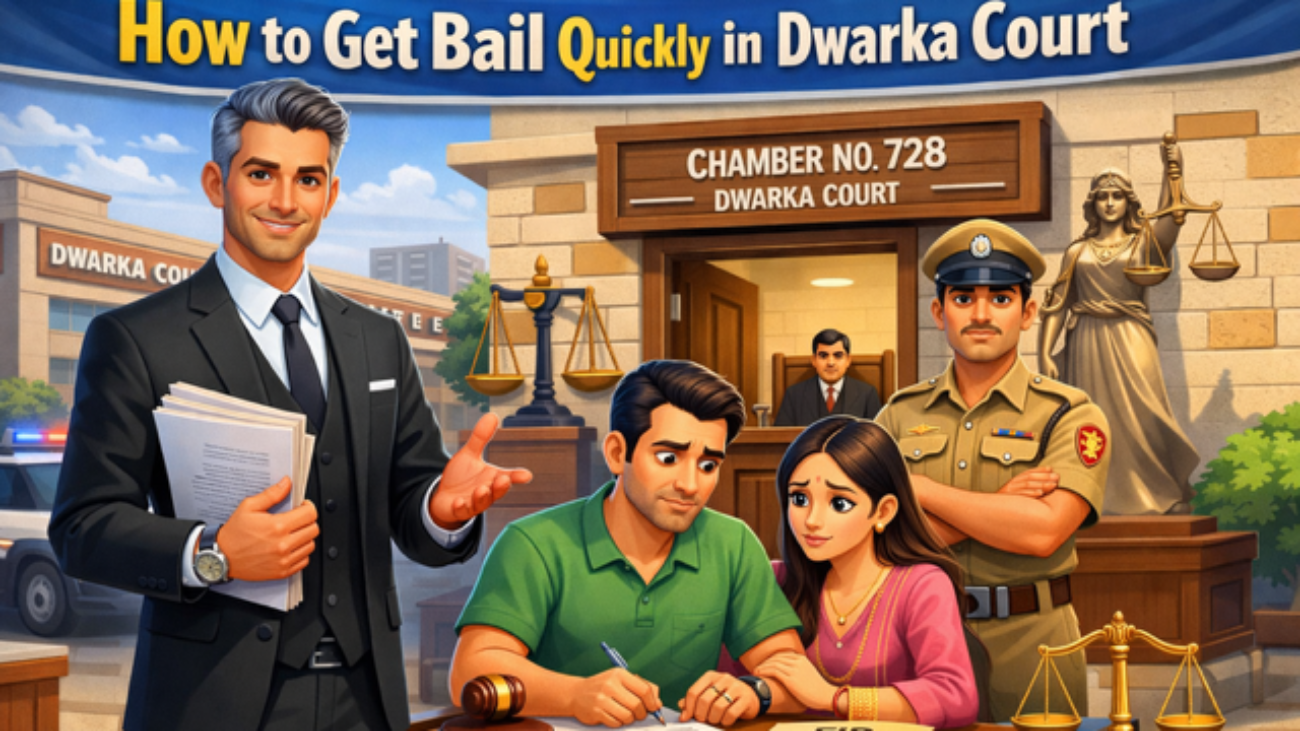 Criminal Lawyer explaining How to Get Bail Quickly in Dwarka Court
