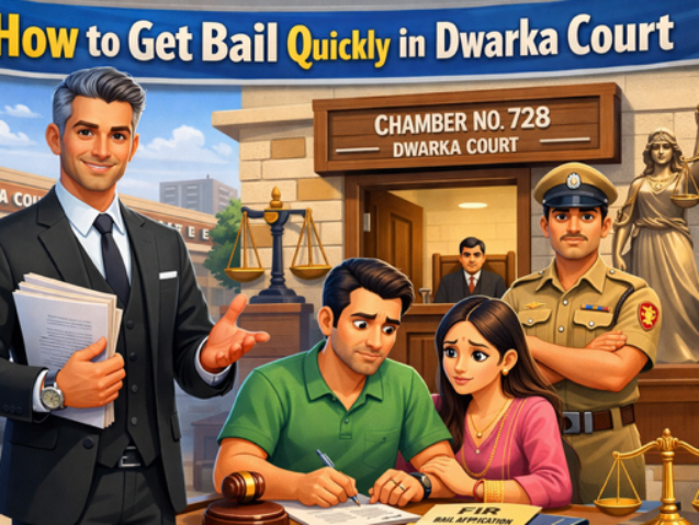 Criminal Lawyer explaining How to Get Bail Quickly in Dwarka Court