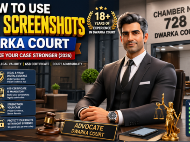 How to use mobile screenshots in Dwarka Court as legal evidence