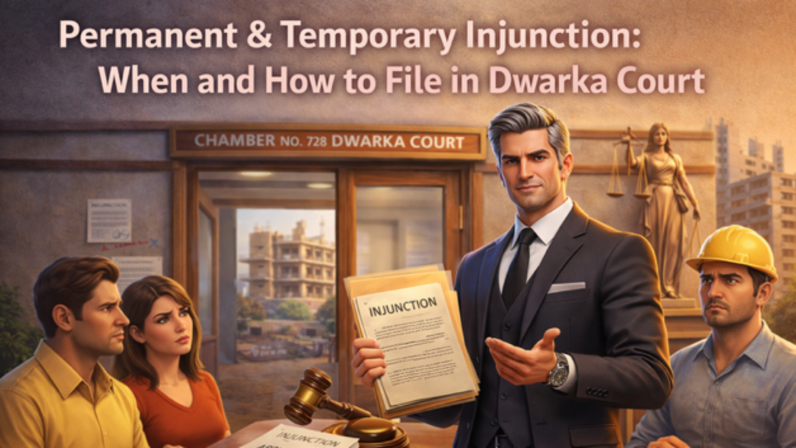 Injunction Advocate Dwarka Property Dispute Guide