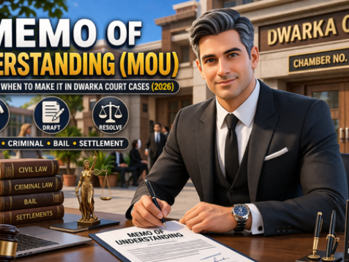 Memo of Understanding in Dwarka Court by Criminal Case Advocate Dwarka Court