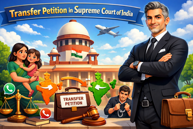 Advocate filing transfer petition in Supreme Court of India