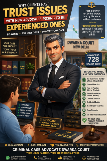 Criminal Case Advocate Dwarka Court Consultation