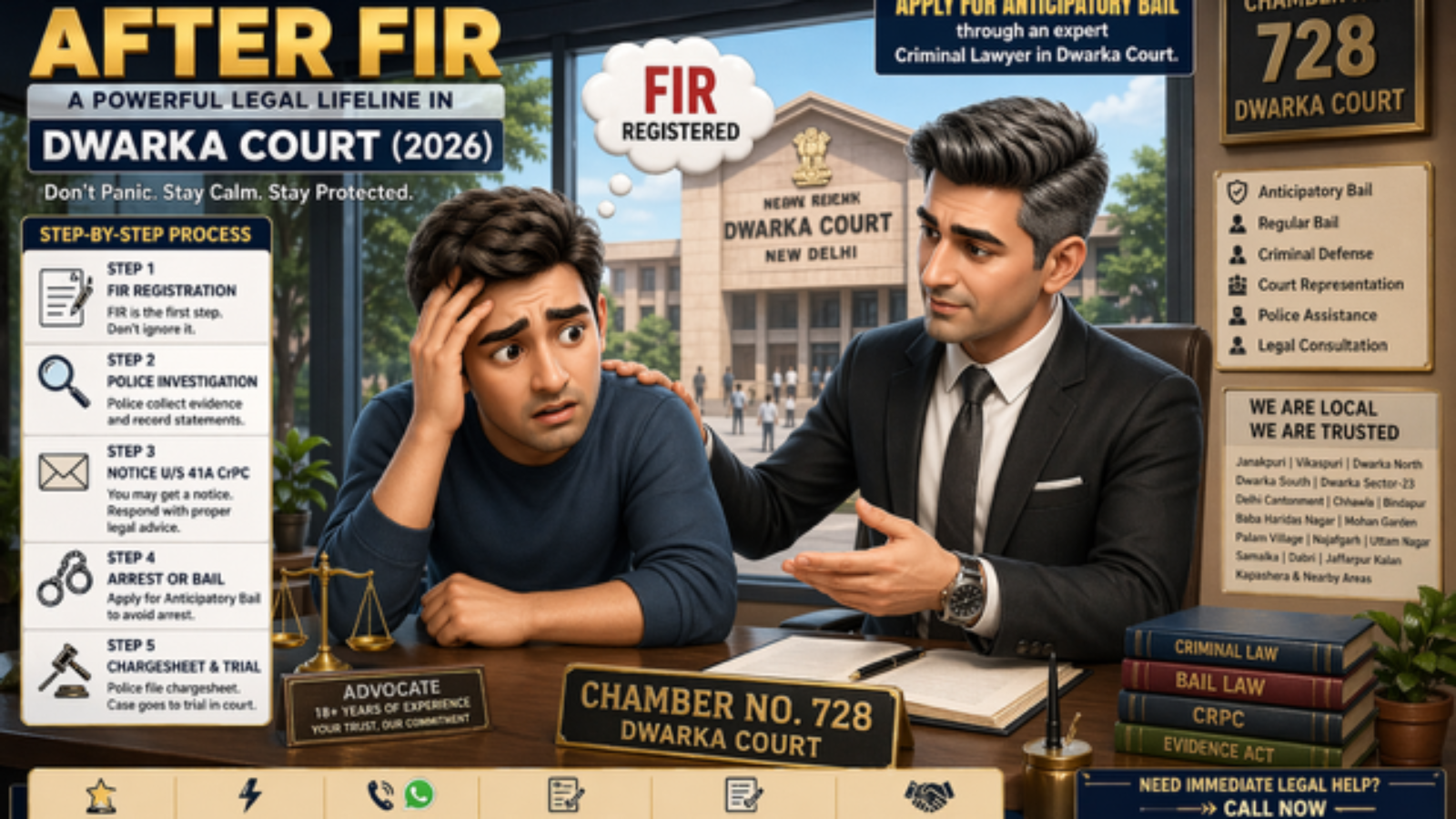 Step-by-Step After FIR Legal Guide Dwarka Court