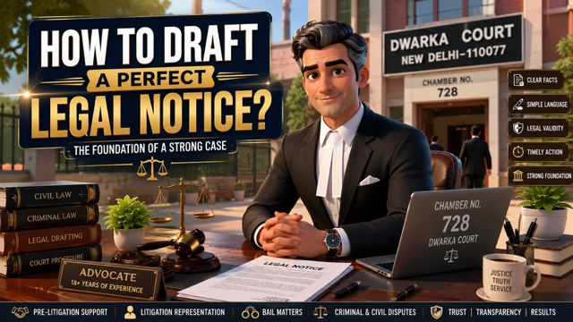 How to Draft a Perfect Legal Notice advocate drafting document