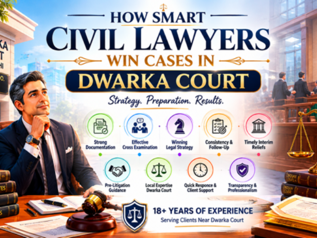 Best Civil Lawyer Dwarka handling property disputes and civil litigation near Dwarka Court