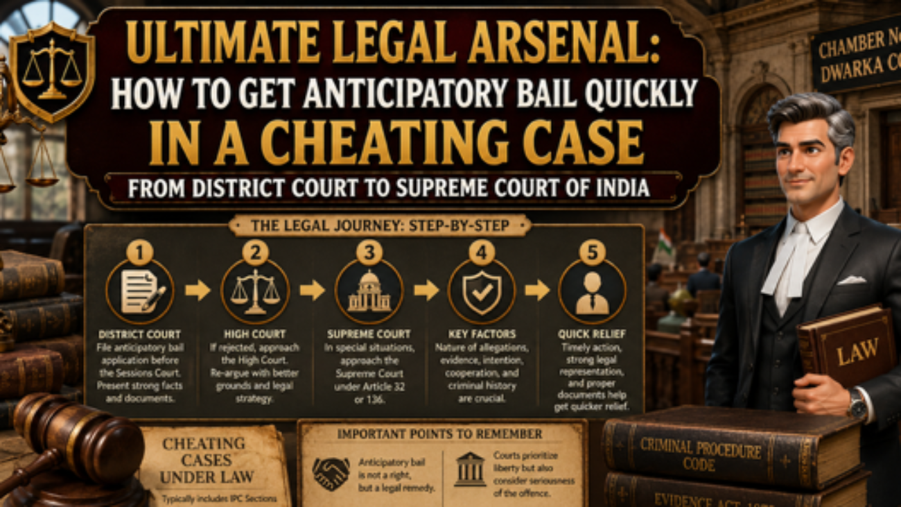 How to Get Anticipatory Bail Quickly in a Cheating Case