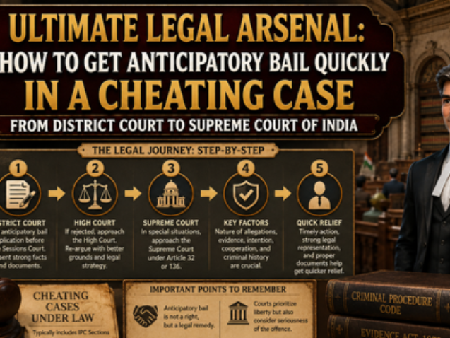 How to Get Anticipatory Bail Quickly in a Cheating Case
