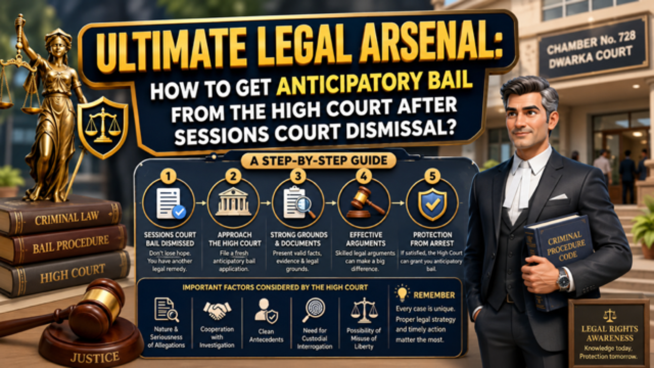 Ultimate Legal Arsenal: Anticipatory Bail from High Court After Sessions Court Dismissal