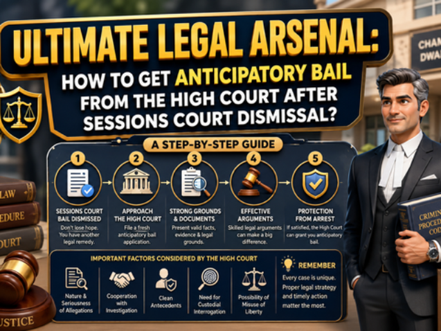 Ultimate Legal Arsenal: Anticipatory Bail from High Court After Sessions Court Dismissal