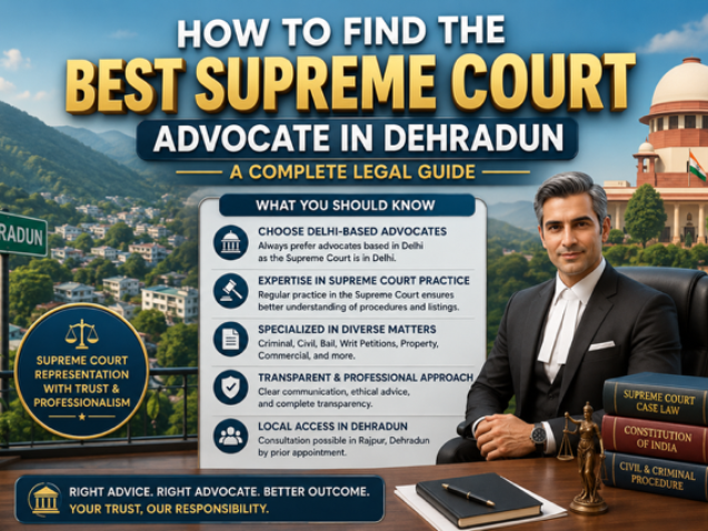 Best Supreme Court Advocate in Dehradun – Complete Legal Guide