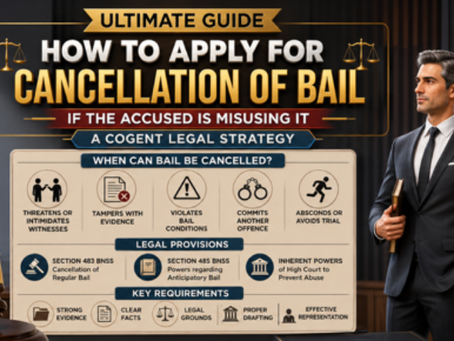 Criminal Advocate Dwarka explaining cancellation of bail if the accused is misusing it before Dwarka Court.