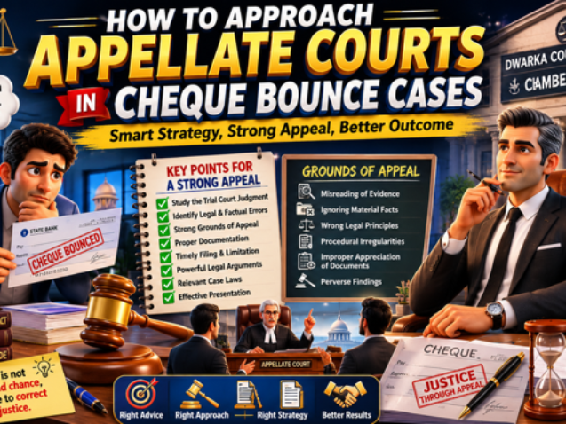 How to Approach Appellate Courts in Cheque Bounce Cases