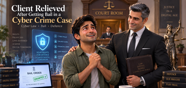 Cyber Crime Bail Lawyer in Dwarka Court Delhi explaining cyber fraud bail and mule account cases