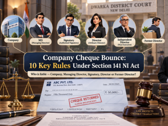 Cheque Bounce by a Company or Director