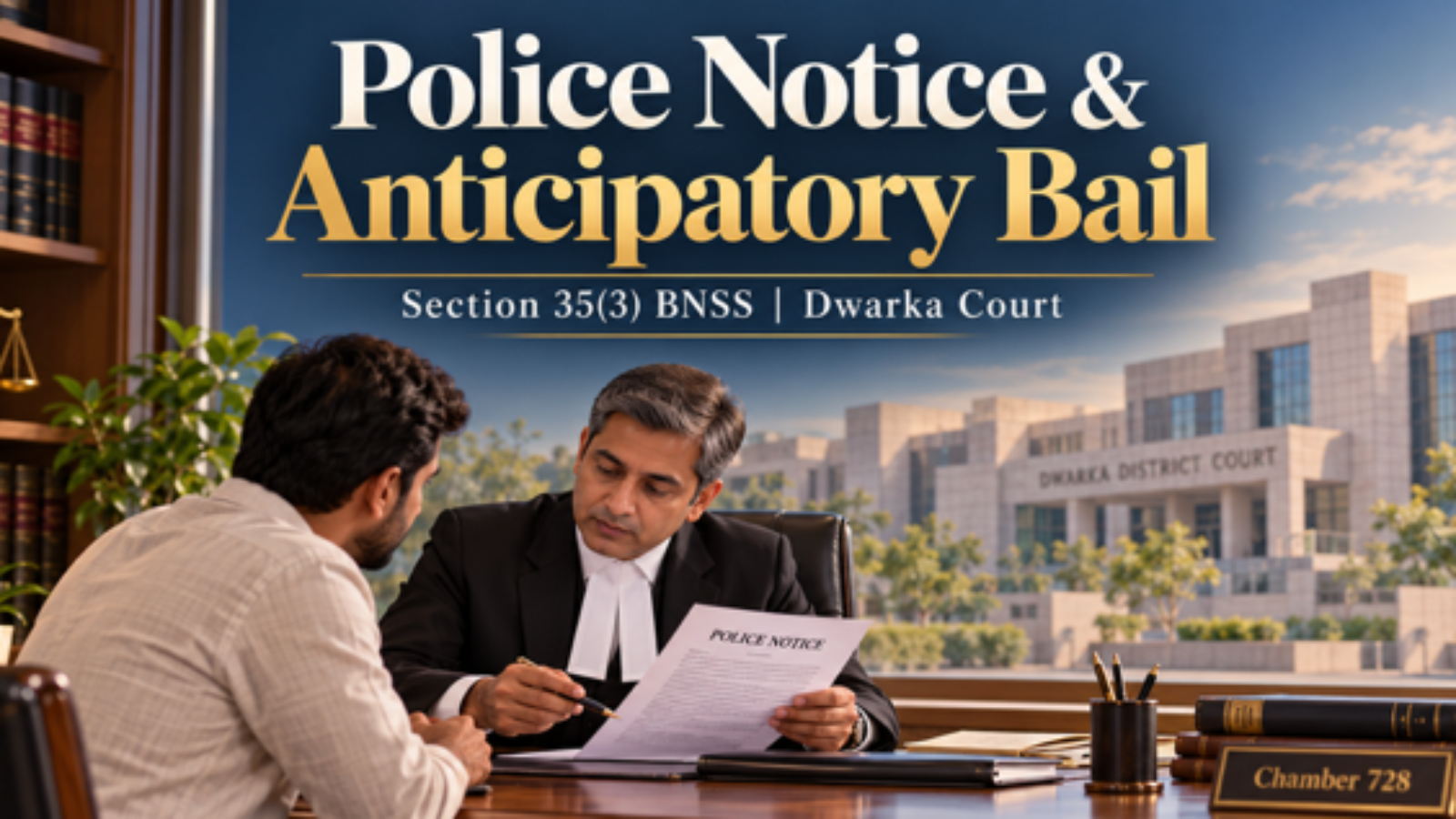 Anticipatory Bail After Section 35(3) BNSS Notice in Dwarka Court sector-10 New Delhi