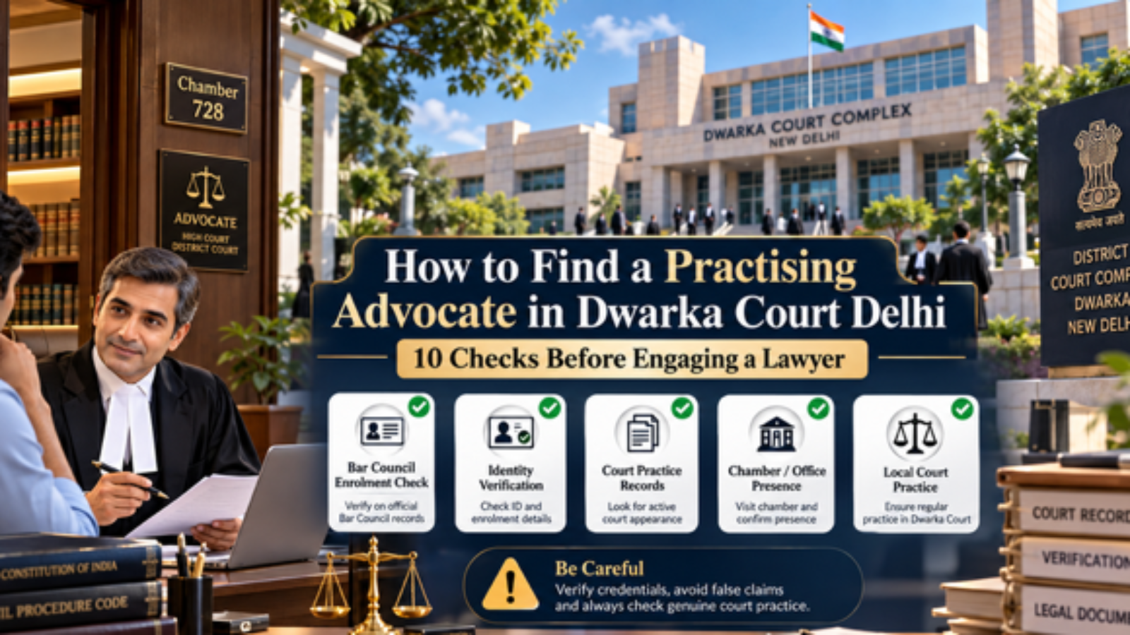 Practising Advocate in Dwarka Court Delhi