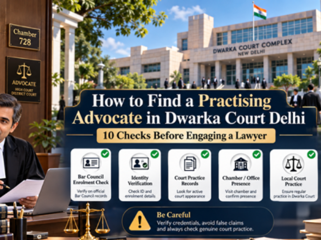 Practising Advocate in Dwarka Court Delhi